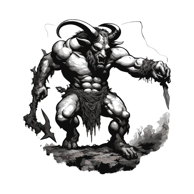 Minotaur / Greek Mythology / Creature