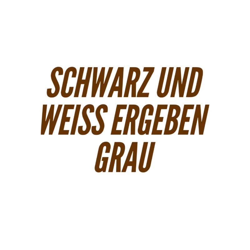 weiss und schwarz