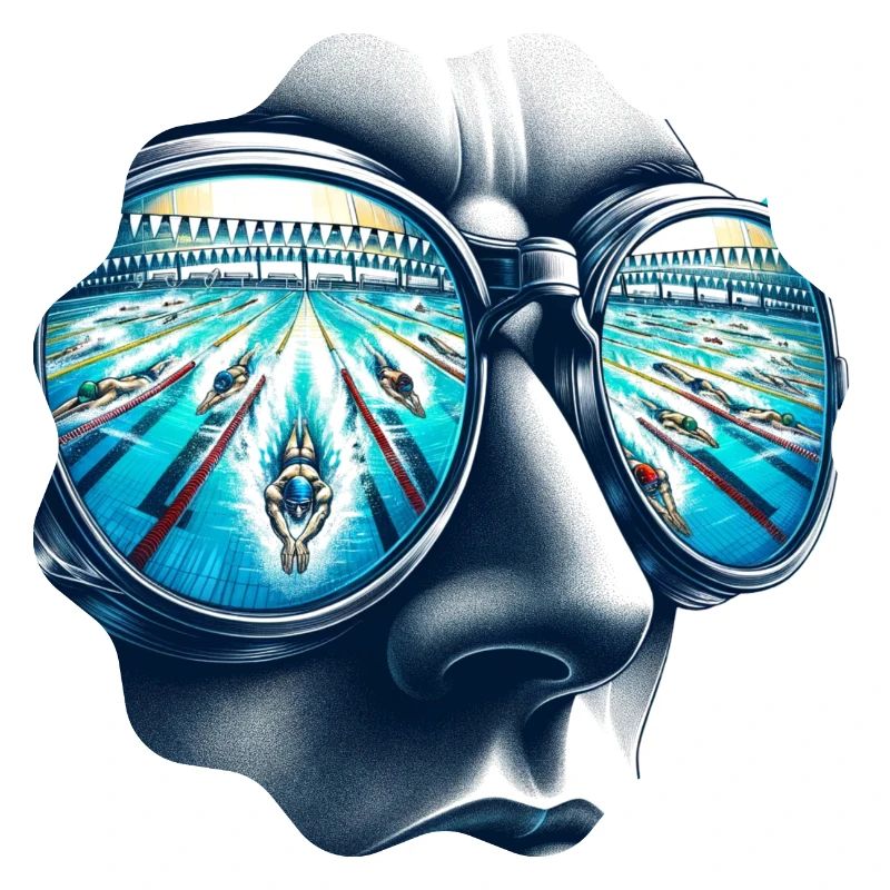 Fokus des Schwimm-Champions