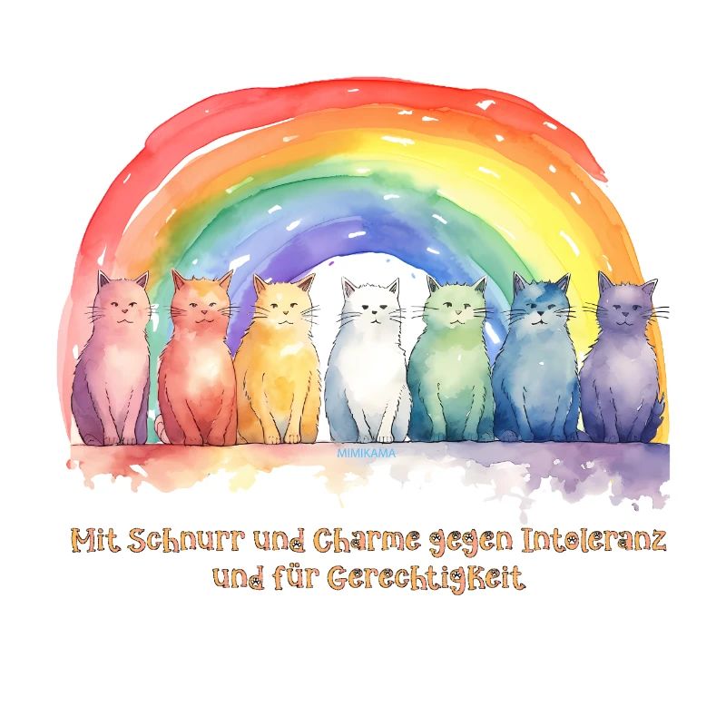 Mimikama Regenbogen Katzen