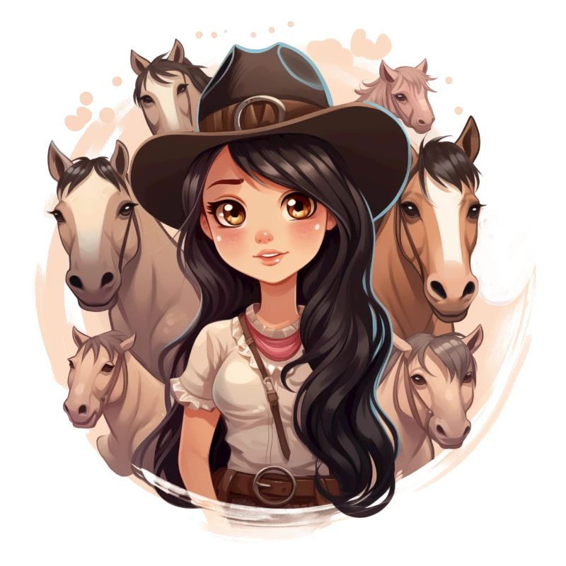 Pferdegang Pferdemädchen