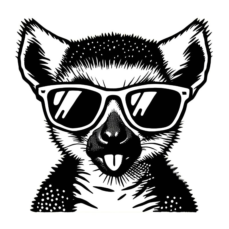 Lemur mit Sonnenbrille