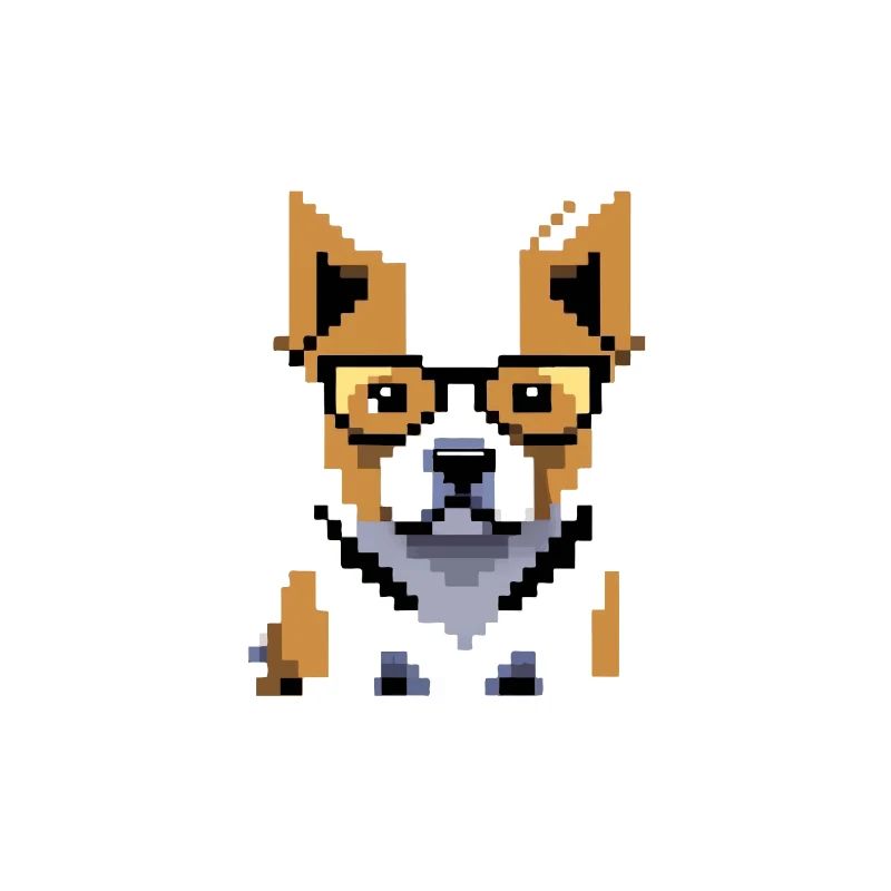 Pixo der Brillenhund