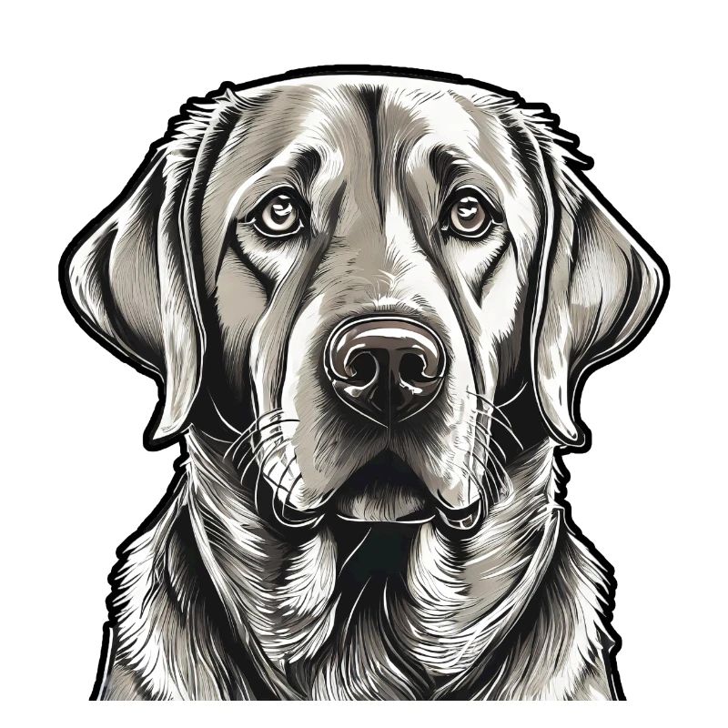Labrador-Hund