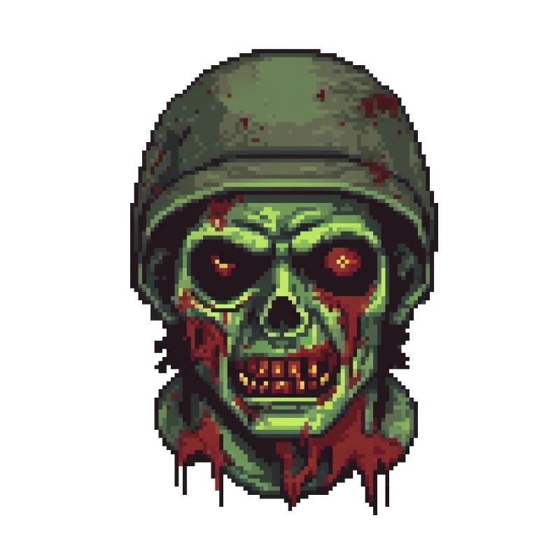 Zombie-Soldat-Pixel
