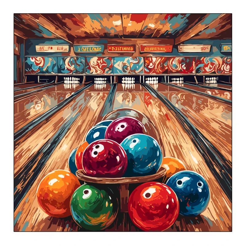 Bowling / Birilli / Pista da bowling / Pin / Sciopero