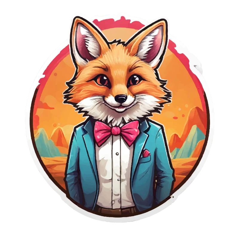 Lustiges Comic Fuchs