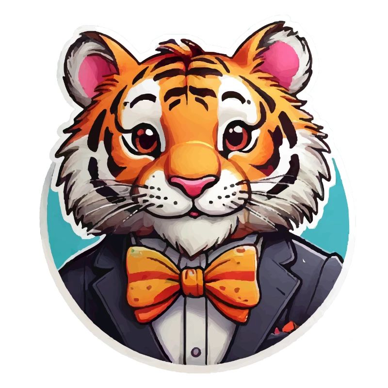 Lustiges Comic Tiger