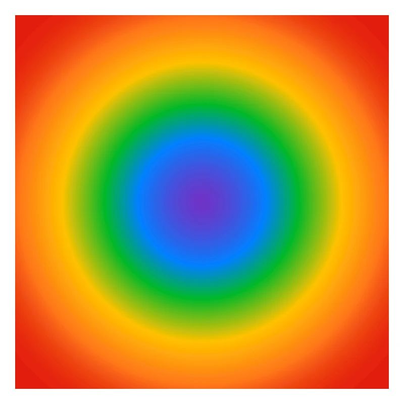 Rainbow Circle Gradient Colors Pride Merch