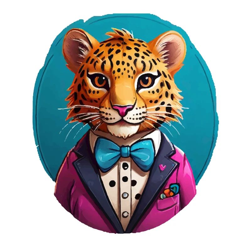 Lustiges Comic Tiger