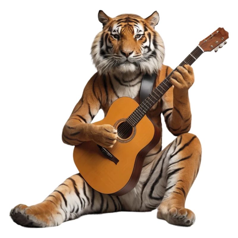 Tiger Jungle Gitarre