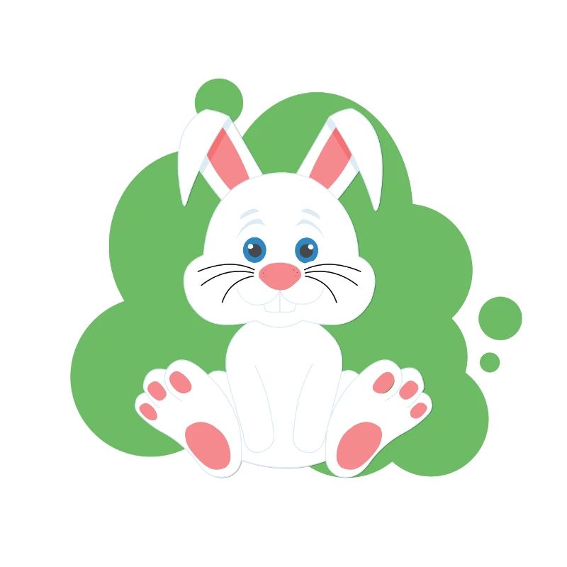 Cartoon Hase Splash