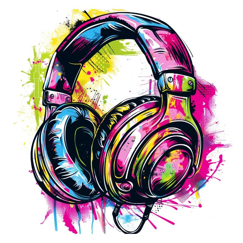 Graffiti Kopfhörer Headphones