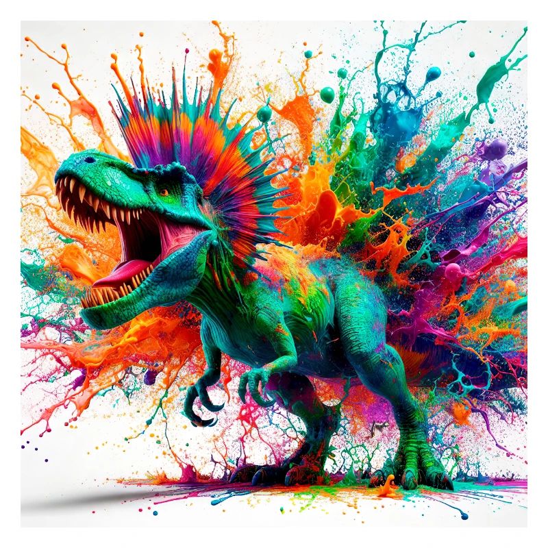 Dinosaurier im Aquarell