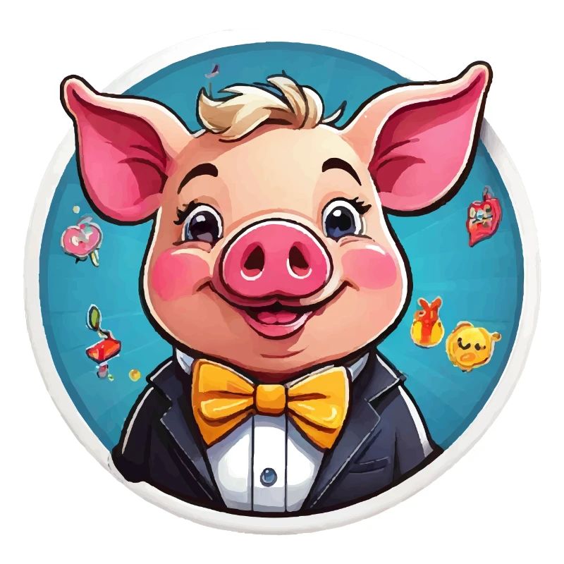 Bande dessinée cochon drôle