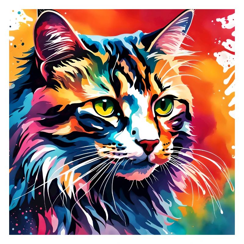Bunte Katze