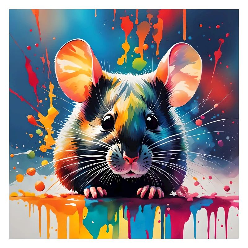 Maus farbig