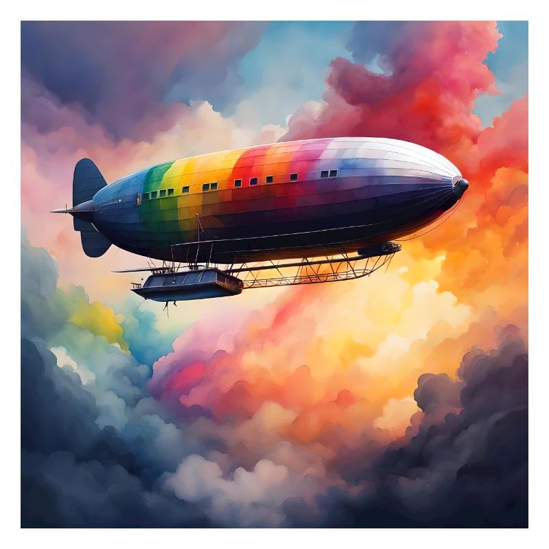 Zeppelin farbig