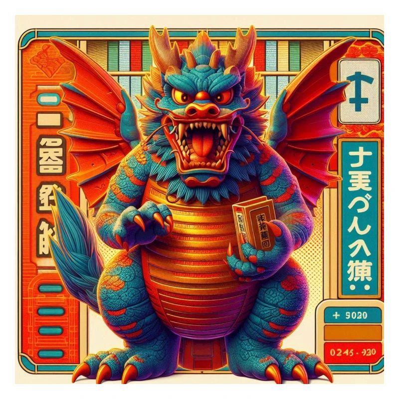 Japanisches Drachenmonster