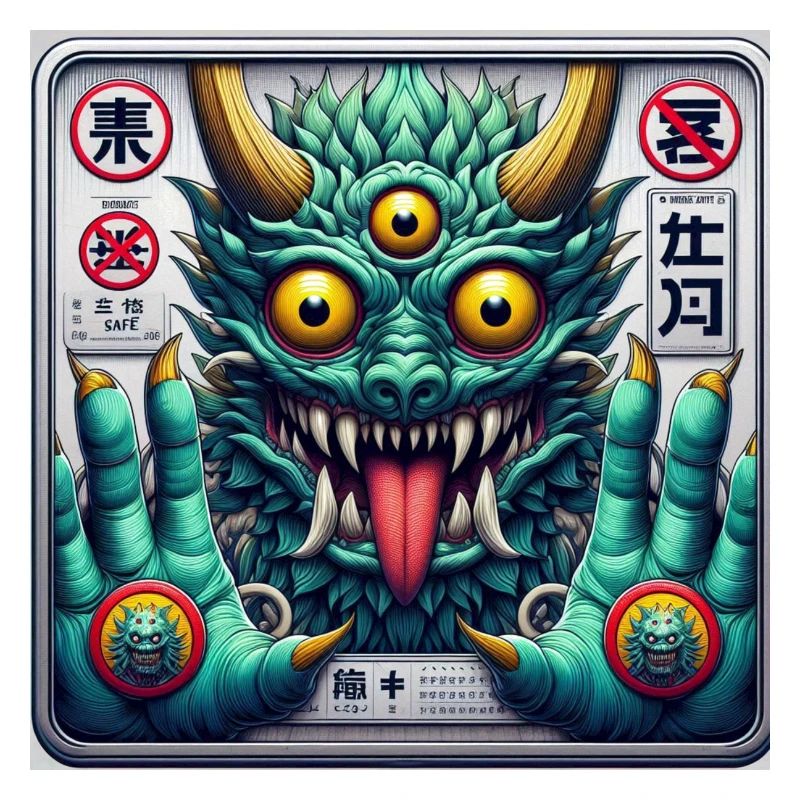 Japanisches Drachenmonster