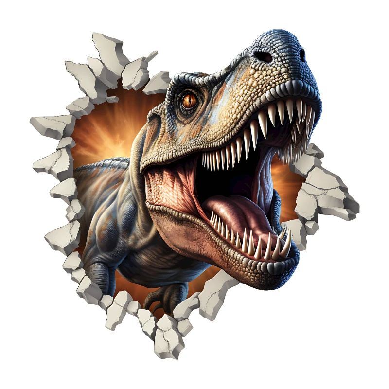Dinosaurier T-Rex Aufkleber