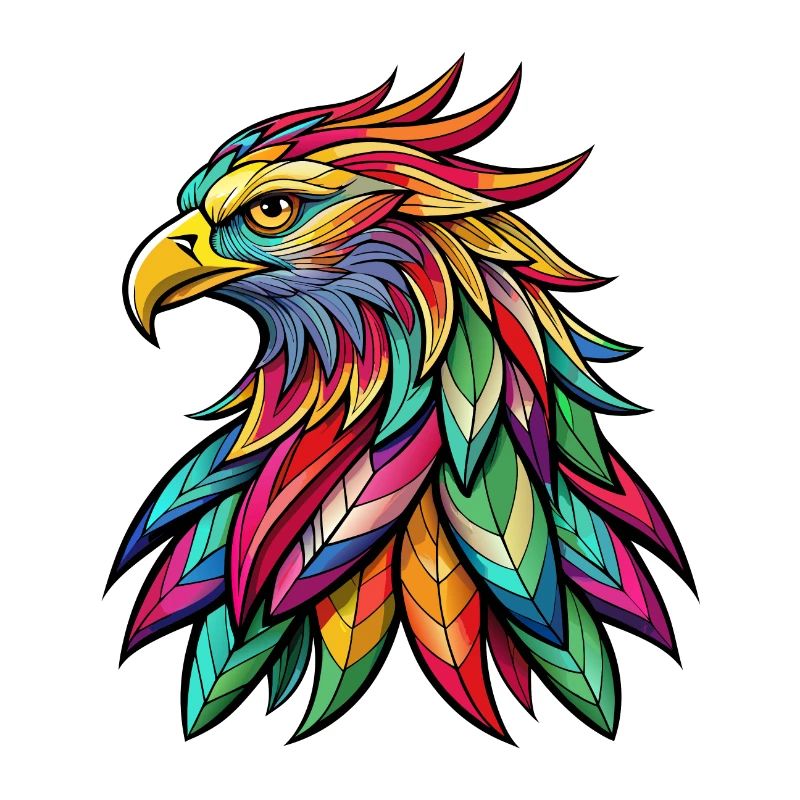 Bunter Adler
