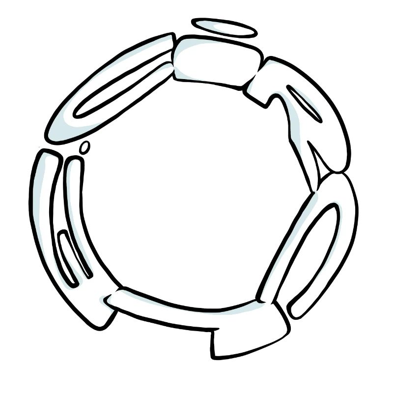 Graff Circle (Schwarz-Weiß)