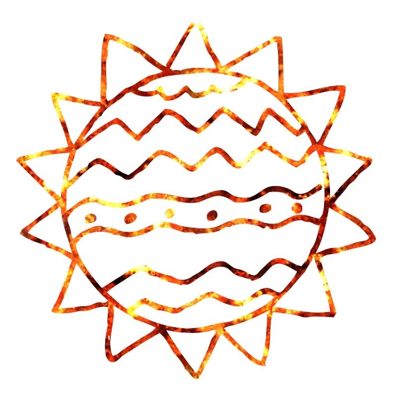 Brennende Feuer Sonne