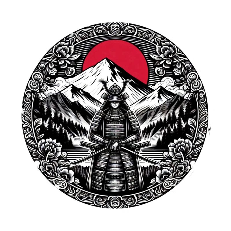 Japanischer Samurai-Krieger