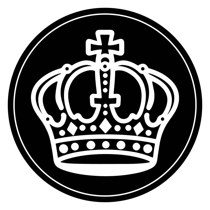 Krone Symbol Kreis