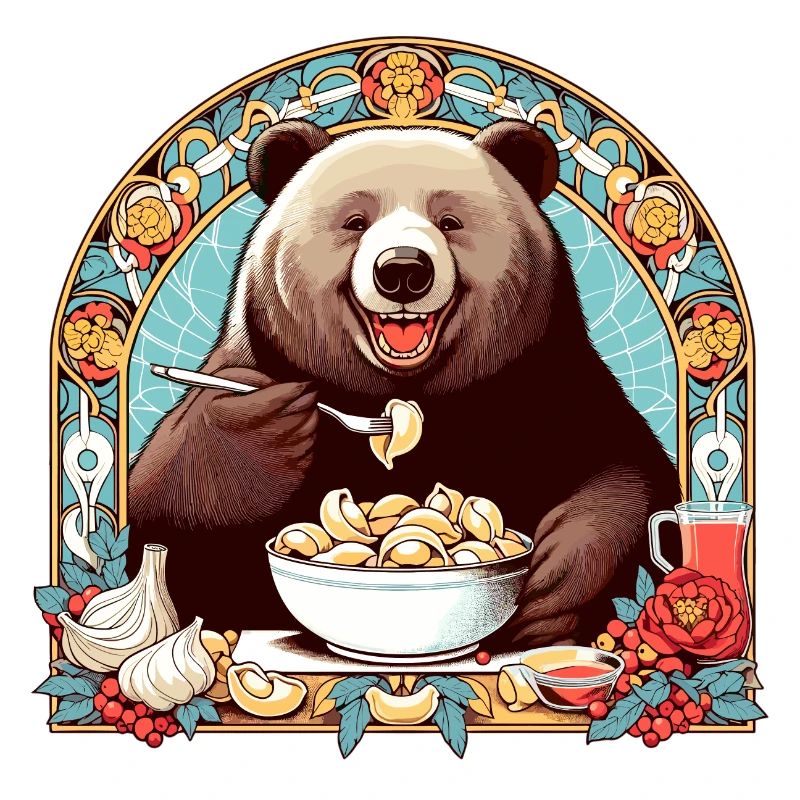 Pelmeni Bär Geschenk