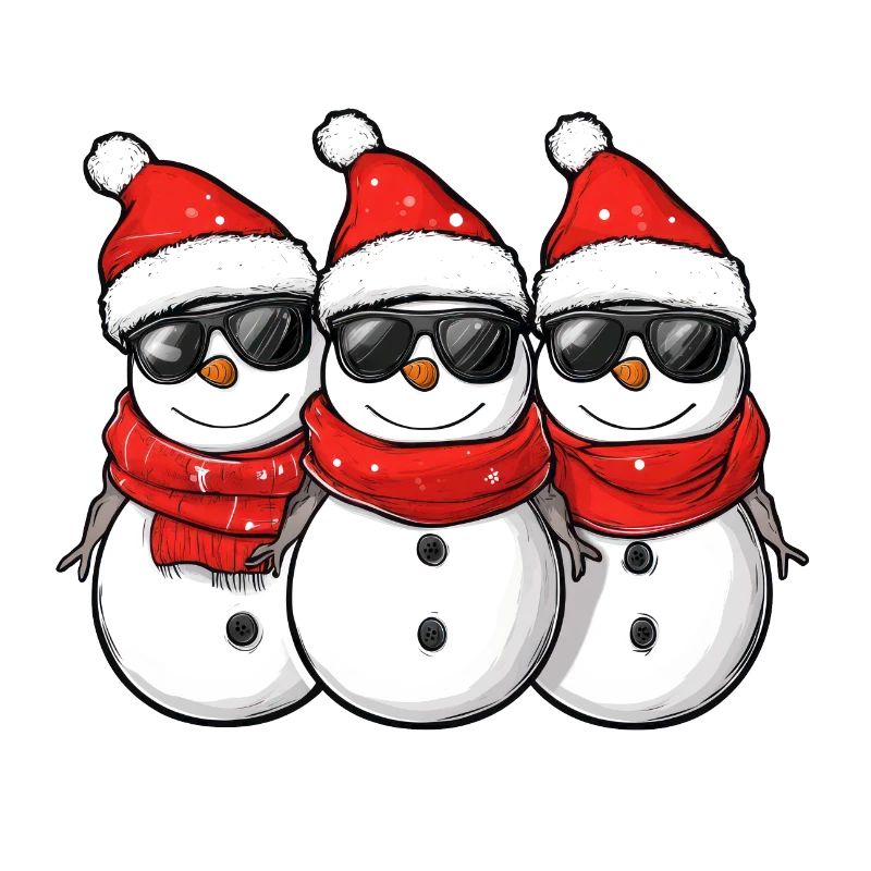 Cool Schneemann Weihnachten