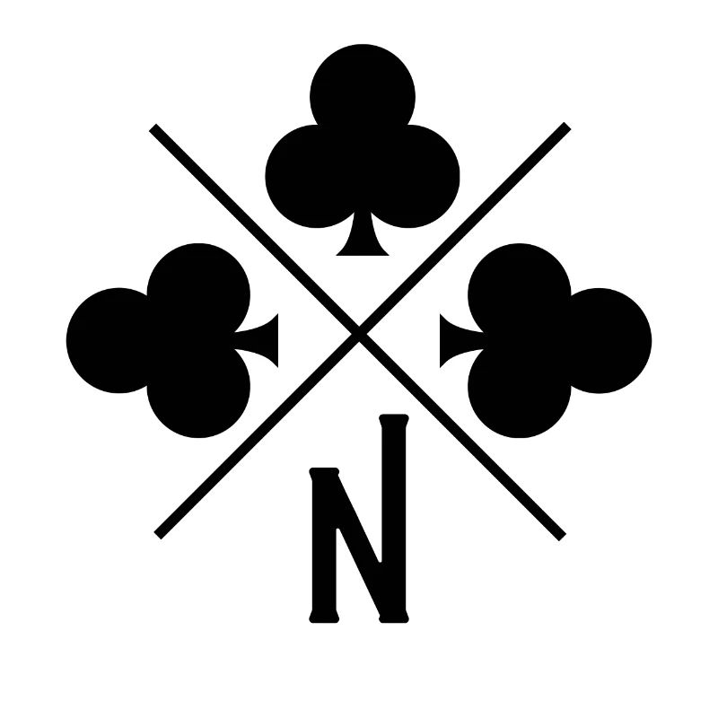 Glücksklee Buchstabe n