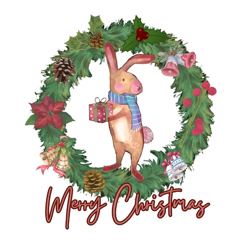 Merry Christmas Rabbit