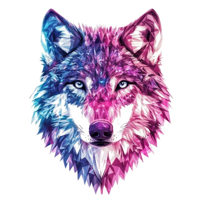 Wolf Kristalle Fantasy