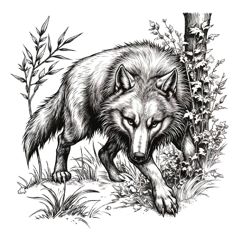 Wolf lauert
