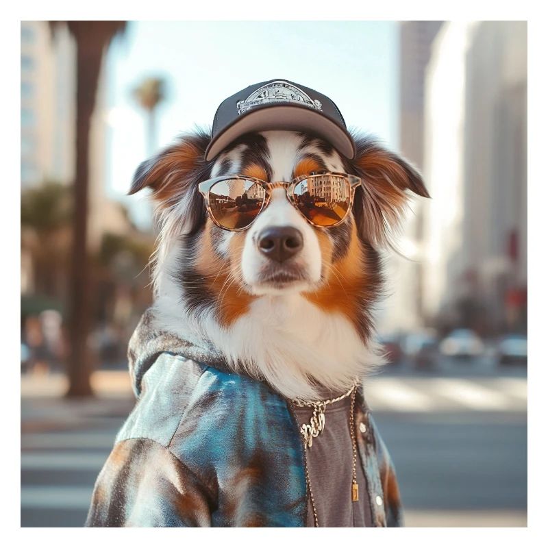 Dog LA hipster