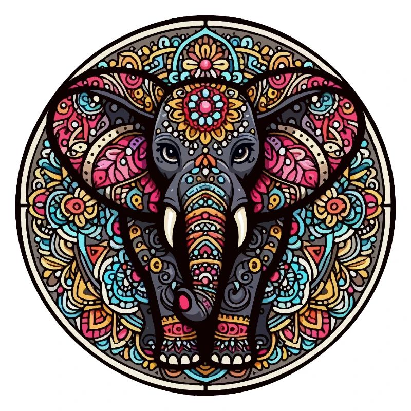 Indischer Mantra-Elefant