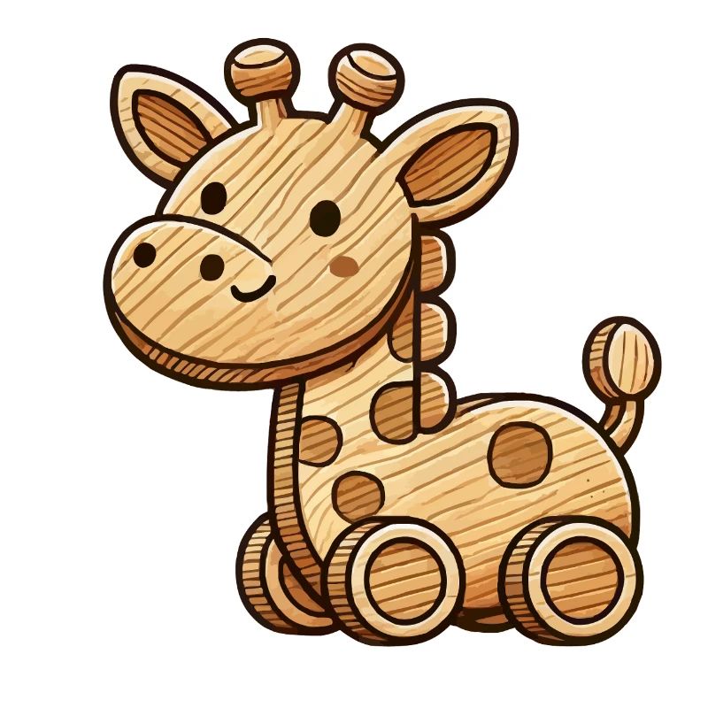 holz giraffe