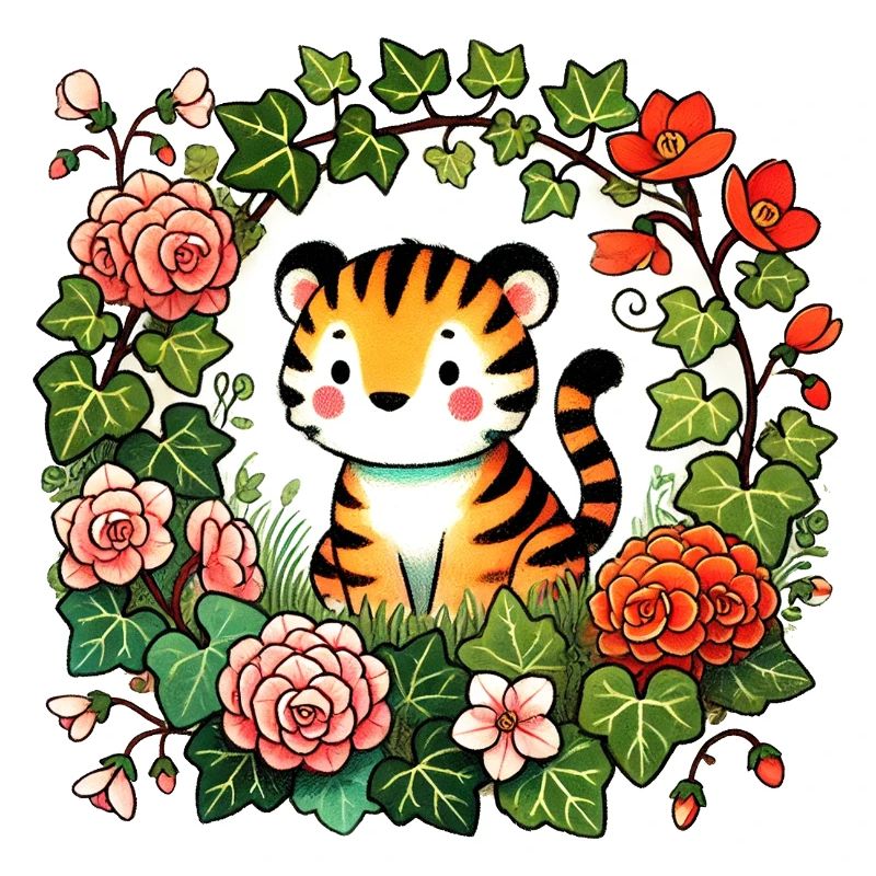 Niedlicher Tiger