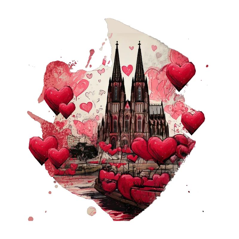 kölner dom,dom,koeln,herzen,malerei