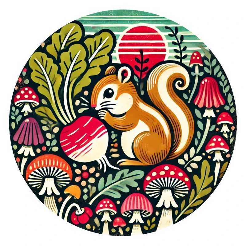 Niedliches Streifenhörnchen
