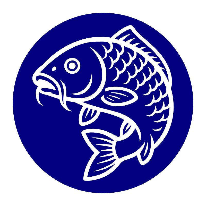 Karpfen Fisch Symbol