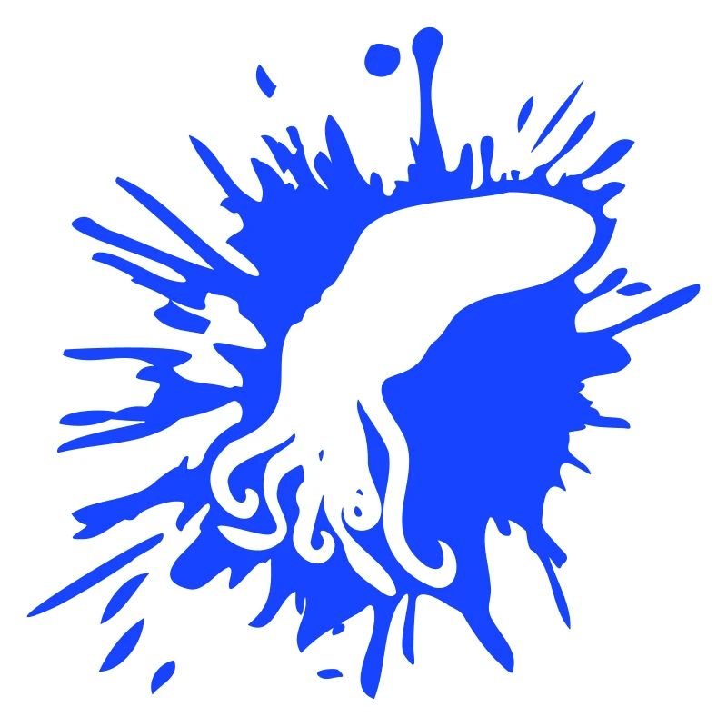 Octopus Paint Blobs Octopus Drops Graffiti Blobs