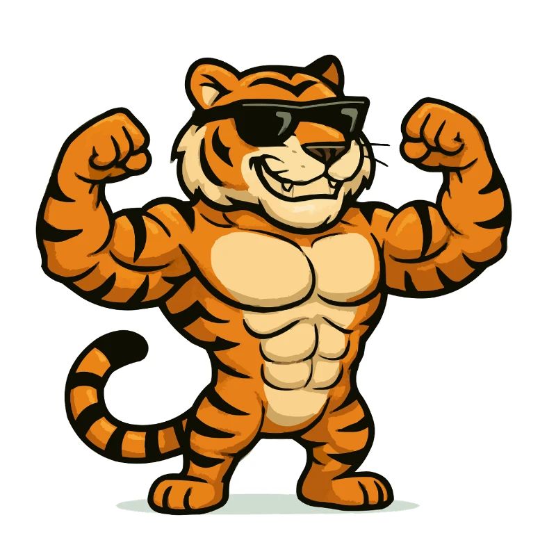 tiger muskeln