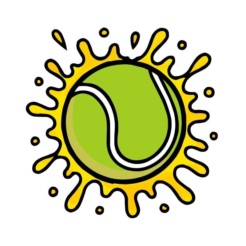 tennisball klecks
