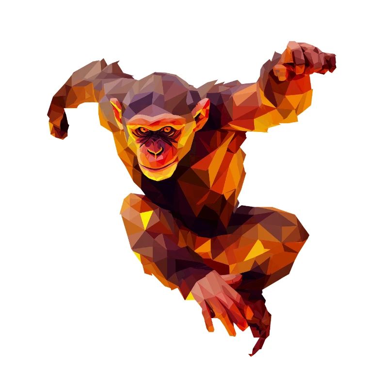 Polygone Orang-outan Sprinter