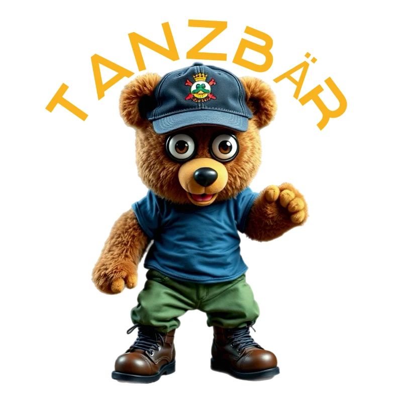 Tanzbär Maskottchen