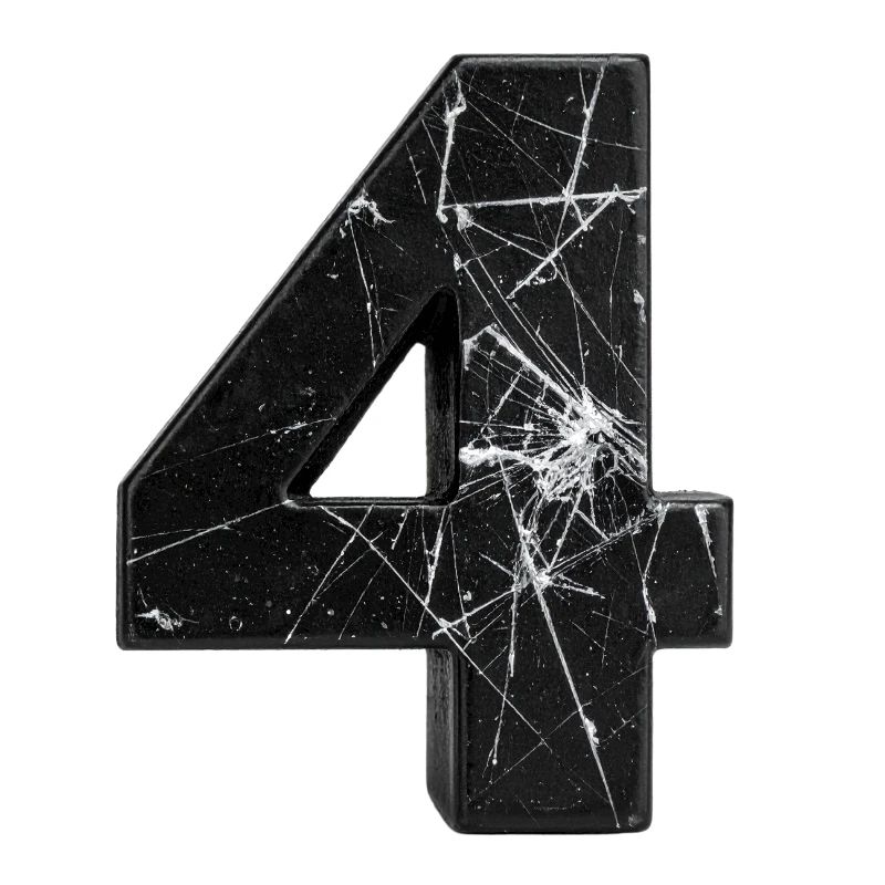 Zerbrochene Vierzahl Muster