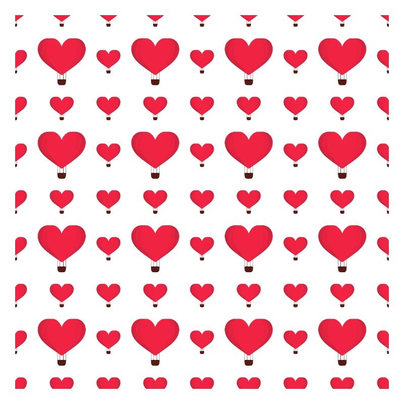 Heart Balloon Pattern
